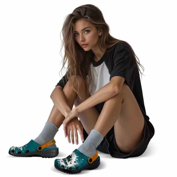 personalized san jose sharks splash art clog premium grade