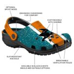 personalized san jose sharks vertical stripes clog best selling