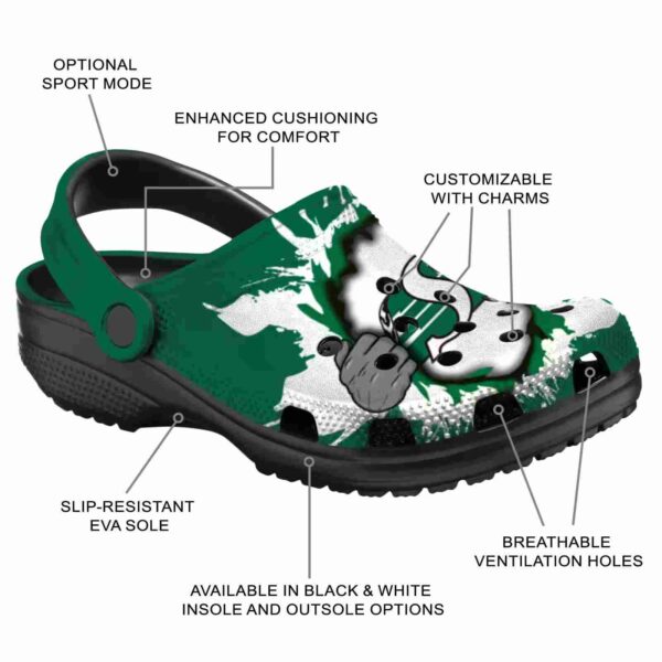 personalized saskatchewan roughriders gripping hand clog new arrival