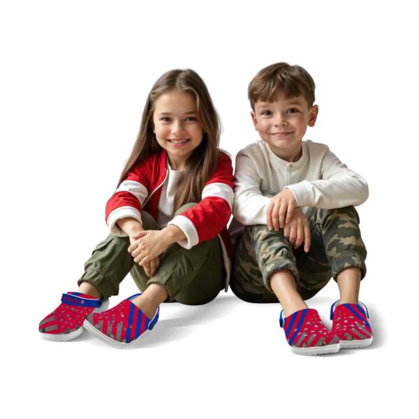 personalized smu mustangs star spangled graphic clog fashion forward