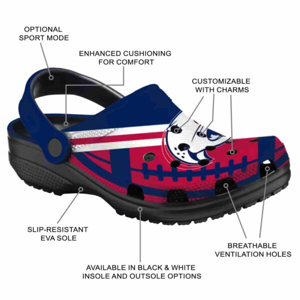 personalized south alabama jaguars football motif clog new arrival