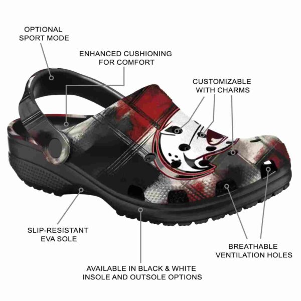 personalized south alabama jaguars plaid fusion clog new arrival