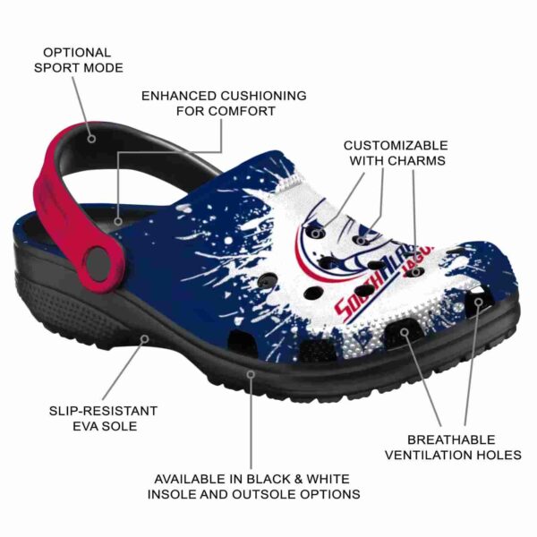 personalized south alabama jaguars splash art clog new arrival