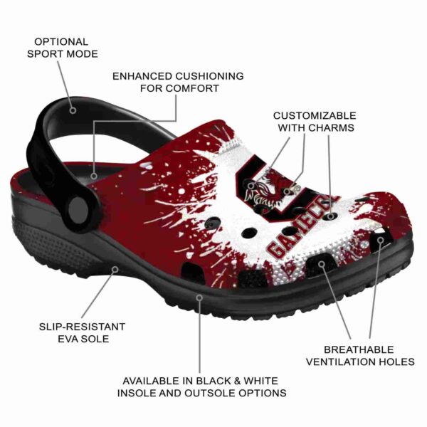 personalized south carolina gamecocks splash art crocs new arrival