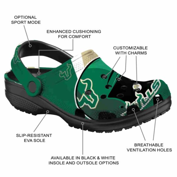 personalized south florida bulls baseball helmet clog new arrival