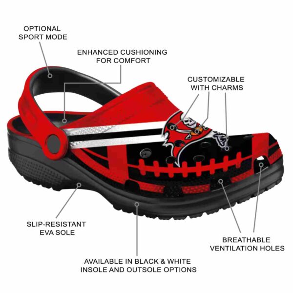 personalized tampa bay buccaneers football motif crocs new arrival