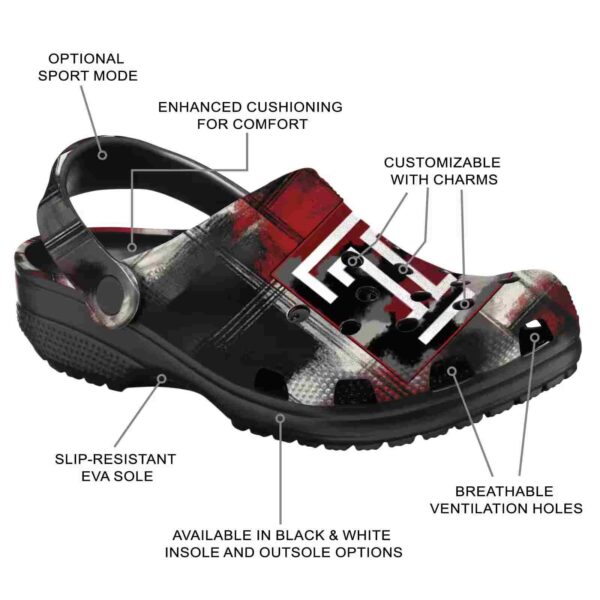 personalized temple owls plaid fusion clog new arrival