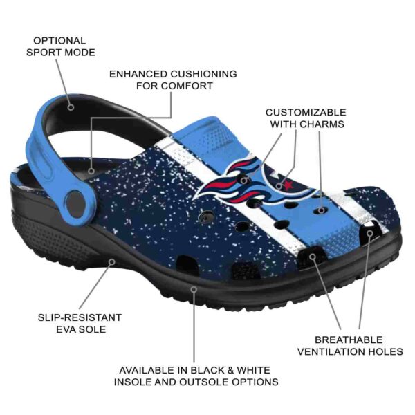 personalized tennessee titans vertical stripes crocs new arrival