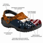 Personalized Texas Longhorns Star Spangled Side Pattern Crocs Best selling