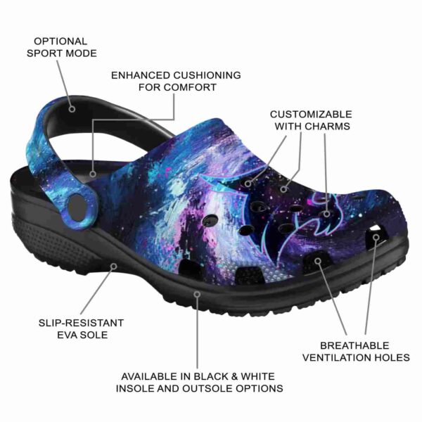 personalized texas state bobcats galaxy swirl clog new arrival