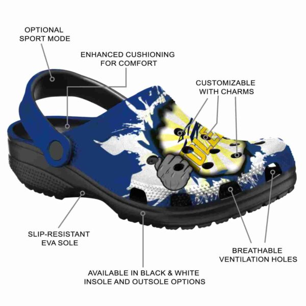 personalized toledo rockets gripping hand clog new arrival