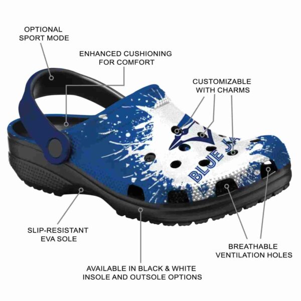 personalized toronto blue jays splash art crocs new arrival