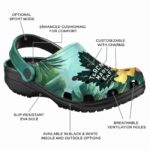 personalized toronto maple leafs tropical vibes clog best selling