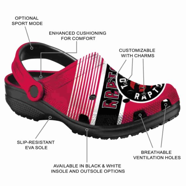 personalized toronto raptors vibrant dual tone clog new arrival
