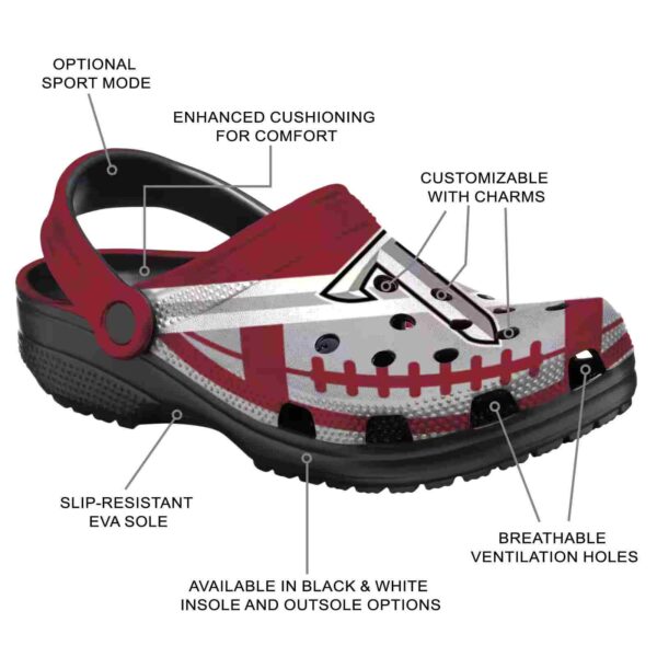 personalized troy trojans football motif clog new arrival