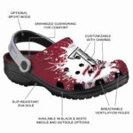 personalized troy trojans splash art clog best selling