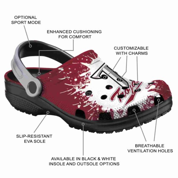 personalized troy trojans splash art clog new arrival