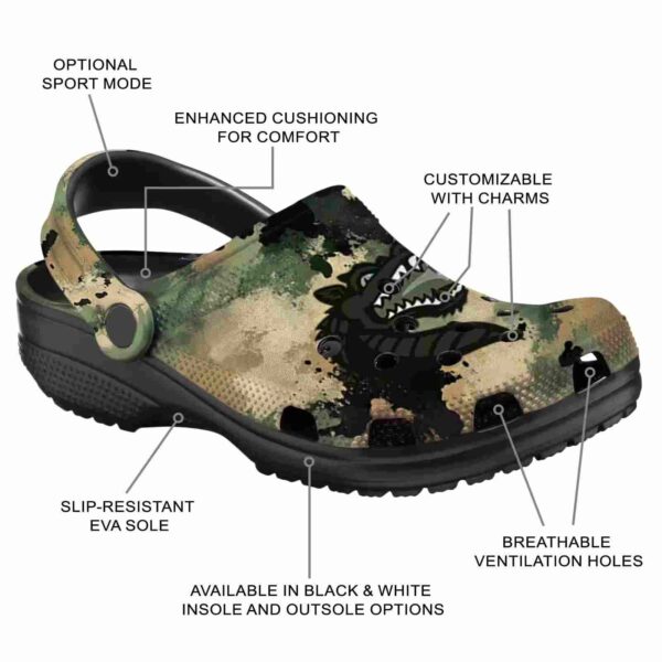 personalized uab blazers camouflage craze clog new arrival