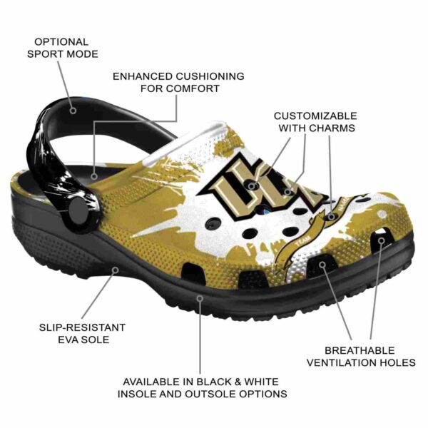 personalized ucf knights splatter pattern crocs new arrival