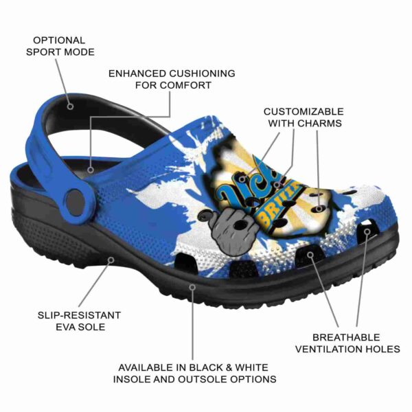 personalized ucla bruins gripping hand crocs new arrival