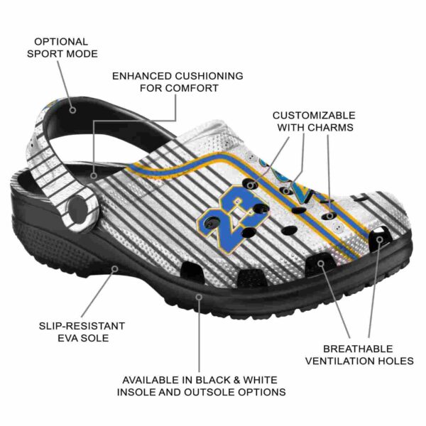 personalized ucla bruins pinstripe pattern crocs new arrival