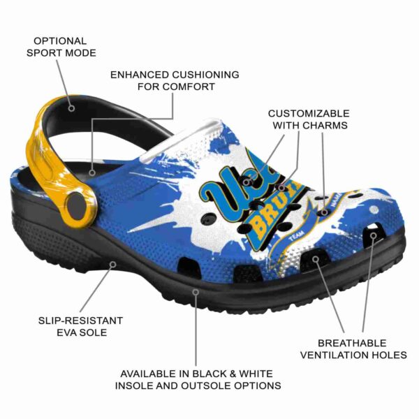 personalized ucla bruins splatter pattern crocs new arrival