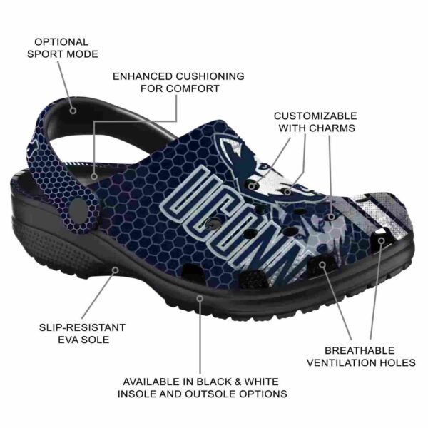 personalized uconn huskies contrasting stripes clog new arrival