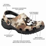 personalized uconn huskies desert camo clog best selling