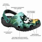 personalized uconn huskies tropical vibes clog best selling