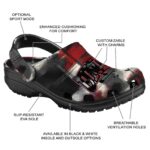 personalized unlv rebels plaid fusion clog best selling