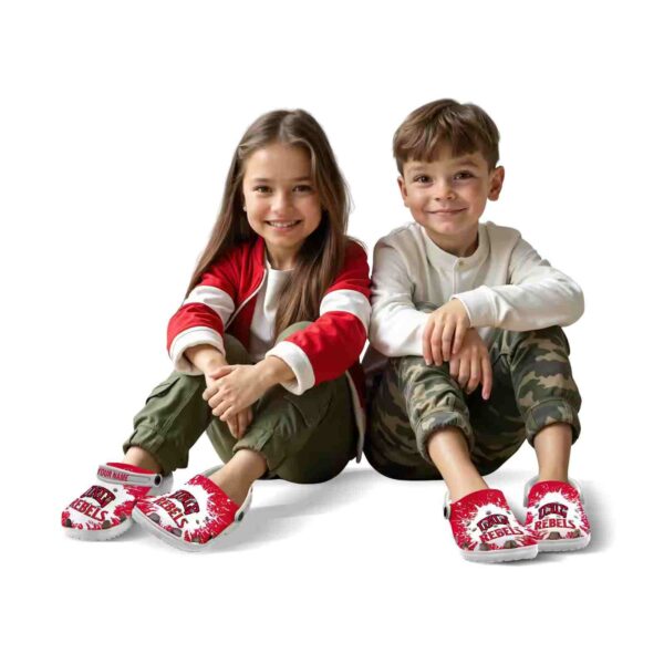 personalized unlv rebels splash art clog fashion forward