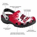 personalized unlv rebels splash art clog best selling