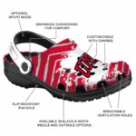 personalized unlv rebels zigzag paint burst clog best selling