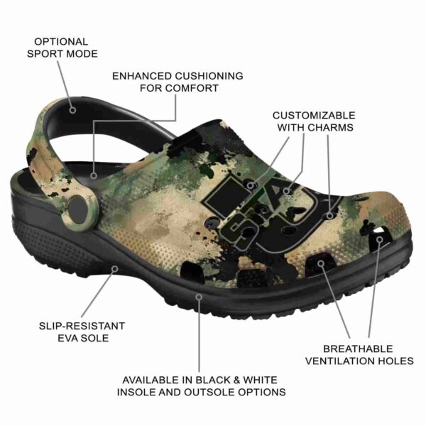 personalized utah state aggies camouflage craze clog new arrival