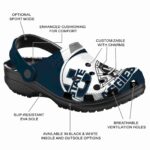 personalized utah state aggies football helmet clog best selling