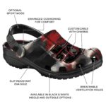 personalized utah state aggies plaid fusion clog best selling