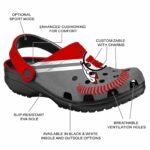 Personalized Utah Utes Baseball Motif Crocs Best selling