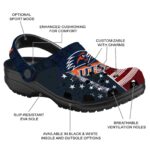 personalized utsa roadrunners star spangled side pattern clog best selling