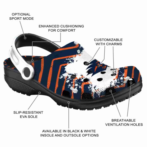 personalized utsa roadrunners zigzag paint burst clog new arrival