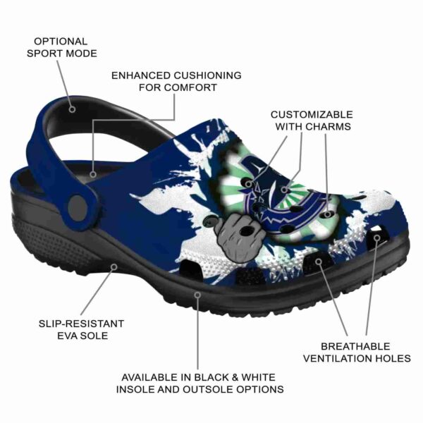 personalized vancouver canucks gripping hand clog new arrival