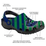 personalized vancouver canucks star spangled graphic clog best selling