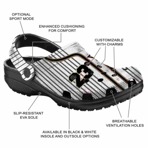 personalized vanderbilt commodores pinstripe pattern clog new arrival