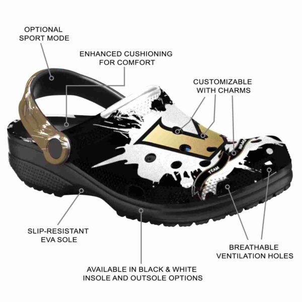 personalized vanderbilt commodores splatter pattern clog new arrival