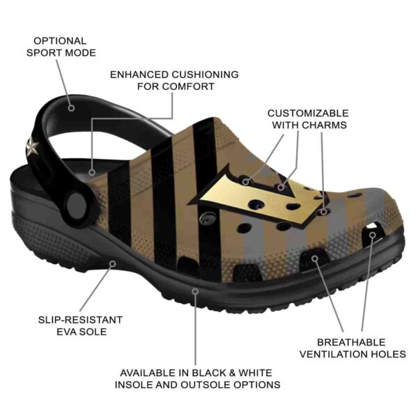 personalized vanderbilt commodores star spangled graphic clog new arrival