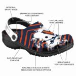 personalized virginia cavaliers zigzag paint burst clog best selling