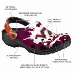 Personalized Virginia Tech Hokies Splatter Pattern Crocs Best selling