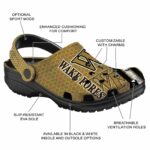 personalized wake forest demon deacons contrasting stripes clog best selling