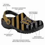 personalized wake forest demon deacons star spangled graphic clog best selling