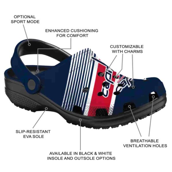 personalized washington capitals vibrant dual tone clog new arrival