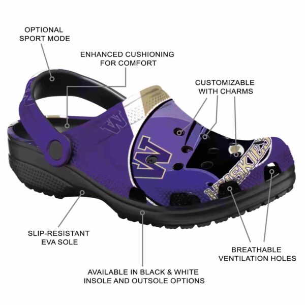 personalized washington huskies baseball helmet crocs new arrival